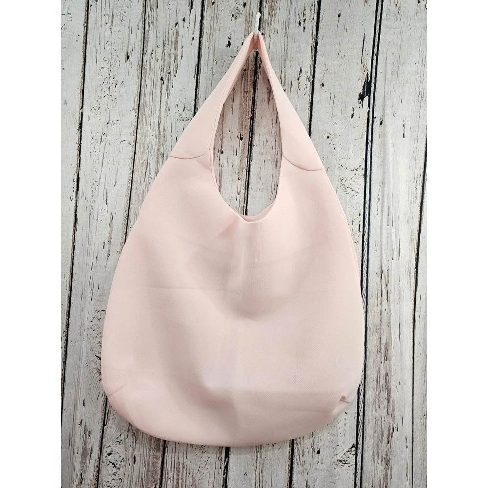 Simone Rocha Mesh Hobo Bag Womens Pink XL Unstructured Shoulder Tote Designer